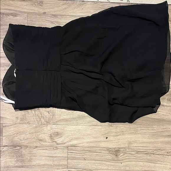 David's Bridal Black Strapless Dress - Picture 3 of 3